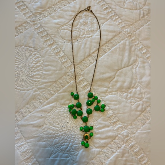 Lime green statement necklace - Picture 3 of 3